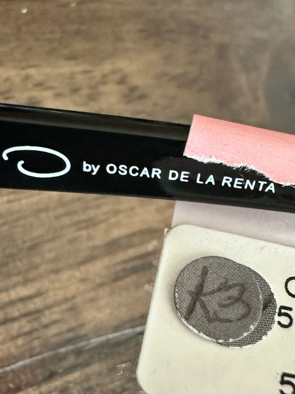 NWT Oscar De La Renta Women’s Black Square Full Rim Sunglasses Smoke Lenses